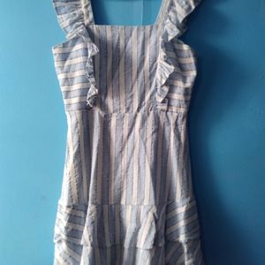 Stripe blue dress